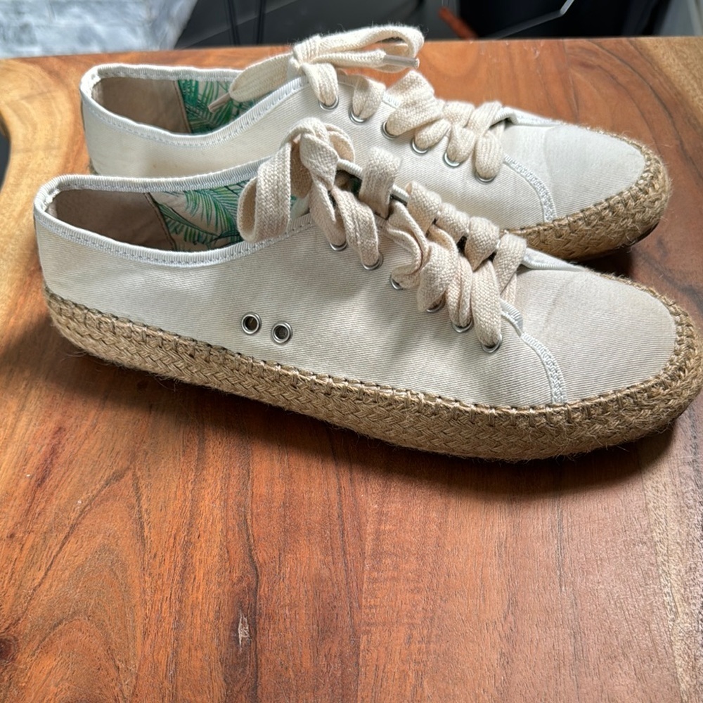 EMU Australia Agonis Cream Color Espadrille Sneakers - Picture 4 of 9